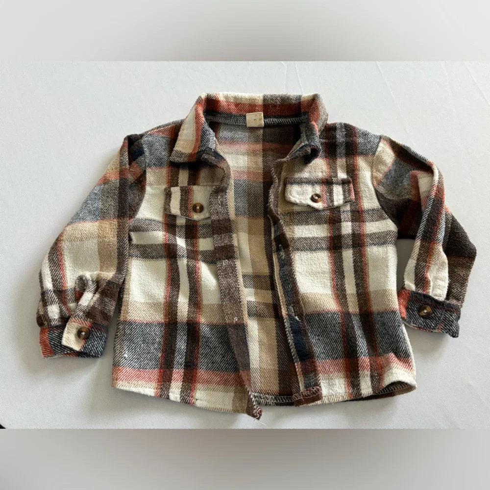SHEIN Boys Flannel Shirt Size 2-3Y - Picture 5 of 6